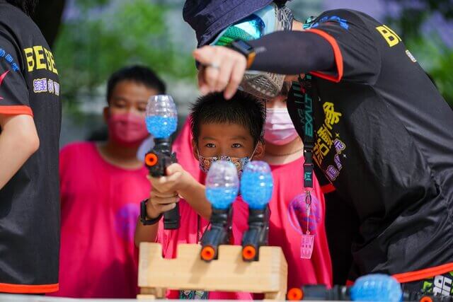 水彈定靶：台南承豐教育學苑（安親班）歡樂水彈戶外夏令營-熊麻吉活動團隊